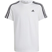 adidas camiseta manga corta niño Essentials 3 bandas Cotton vista frontal