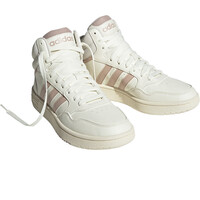 adidas zapatilla moda mujer Hoops 3.0 Mid Classic lateral interior