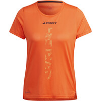 adidas camiseta entrenamiento manga corta mujer Terrex Agravic Trail Running 05