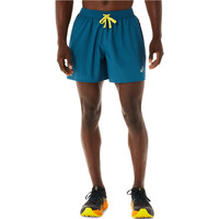 Asics pantalón running hombre FUJITRAIL LOGO SHORT vista frontal