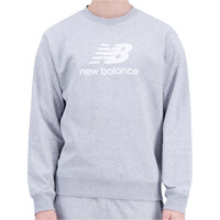 ESSENTIALS STACKED LOGO FRENCH TERRY CREWNECK