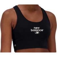 New Balance camiseta tirantes mujer Essentials Reimagined Cotton Spandex Bra Top vista frontal