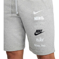 Nike bermudas hombre M NK CLUB+ FT SHORT MLOGO vista detalle