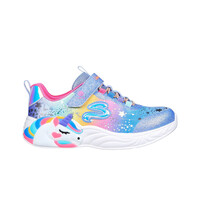 Skechers zapatilla moda niño S LIGHTS-UNICORN DREAMS lateral exterior