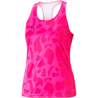 Puma camiseta tenis manga corta mujer teamLIGA Padel Graphic Tank Top vista frontal