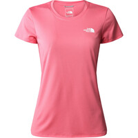 The North Face camiseta montaña manga corta mujer W REAXION AMP CREW - EU vista frontal