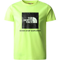 The North Face camiseta montaña manga corta niño B S/S REDBOX TEE vista frontal