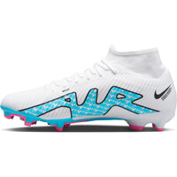 Nike botas de futbol cesped artificial MERCURIAL SUPERFLY 9 ACADEMY FG/MG BLAZ lateral interior