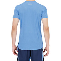 New Balance camiseta técnica manga corta hombre Impact Run Short Sleeve vista trasera