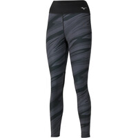 Mizuno malla larga running mujer 7/8 Printed Tight (w) vista frontal