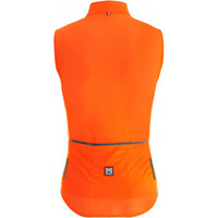 Santini chaleco ciclismo hombre NEBULA - WIND VEST vista trasera