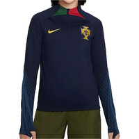 Nike camisetas entrenamiento futbol manga larga niño PORTUGAL 22 Y NK DF STRK DRILL TOP K vista frontal