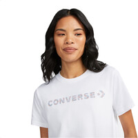 Converse camiseta manga corta mujer WORDMARK SHORT SLEEVE T-SHIRT vista detalle