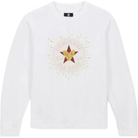 Converse sudadera mujer RADIATING LOVE CLASSIC FIT CREW vista frontal