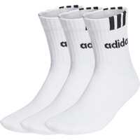 adidas calcetines deportivos Linear Cushioned 3 bandas (3 pares) vista frontal