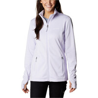 Columbia forro polar mujer W Park View Grid Fleece Full Zip vista frontal