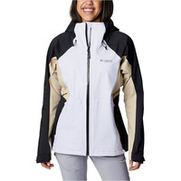 Columbia chaqueta impermeable mujer Mazama Trail Shell vista frontal