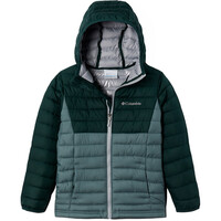 Columbia chaqueta outdoor niño Powder Lite Boys Hooded Jacket vista frontal