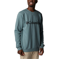 Columbia Sudaderas Montaña Hombre M Columbia Logo Fleece Crew 03