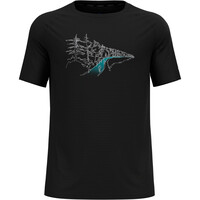 Odlo camiseta técnica manga corta hombre T-shirtcrewnecks/sESSENTIALPRINT vista frontal