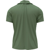 Odlo camiseta montaña manga corta hombre Polo shirt s/s F-DRY vista trasera