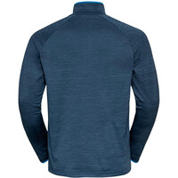 Odlo camiseta térmica manga larga hombre Mid layer 1/2 zip RUN EASY WARM vista trasera