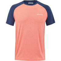 Babolat camiseta tenis manga corta hombre Play Crew Neck Tee vista frontal