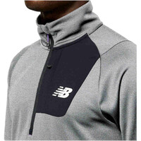 New Balance camiseta técnica manga larga hombre Impact AT Half Zip vista detalle