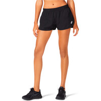 Asics pantalón running mujer CORE SPLIT SHORT vista frontal