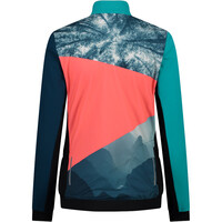 Cmp cortavientos ciclismo mujer WOMAN JACKET vista trasera