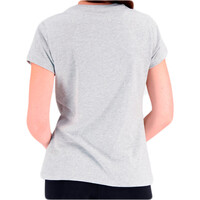 New Balance camiseta manga corta mujer Stacked Logo T-Shirt vista trasera