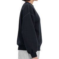 New Balance sudadera mujer Brushed Back Fleece Crew vista detalle