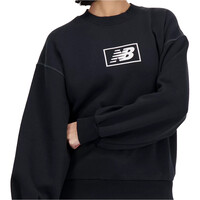 New Balance sudadera mujer Brushed Back Fleece Crew 03