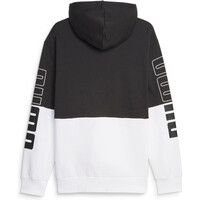 Puma Power Colorblock negro sudadera hombre