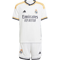 adidas equipación fútbol niño R.MADRID 24 H Y KIT vista frontal