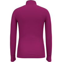 Odlo ropa térmica niño BL TOP turtle neck l/s half zip ACTIVE W vista trasera