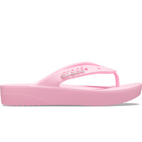 Crocs zueco mujer Classic Platform Flip W lateral exterior