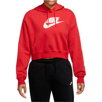 Nike sudadera mujer W NSW CLUB FLC GX CROP HDY 03