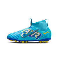 Nike botas de futbol niño cesped artificial JR MERCURIAL ZOOM SUPERFLY 9 ACAD KM AG AZBL puntera