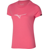 Mizuno camiseta entrenamiento manga corta mujer Athletics RB Tee (w) vista frontal