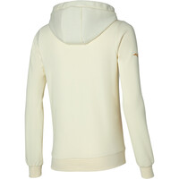 Mizuno camiseta técnica manga larga mujer Graphic Hoody (w) vista trasera