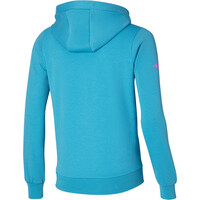 Mizuno camiseta técnica manga larga mujer Graphic Hoody (w) vista trasera