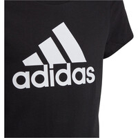 adidas camiseta manga corta niña G ESS BL T vista detalle