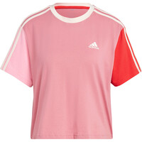 adidas camiseta manga corta mujer W 3S CR TOP 04