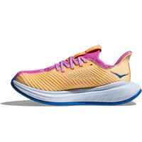 Hoka zapatilla running mujer CARBON X 3 lateral interior