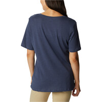 Columbia camiseta manga corta mujer Bluebird Day Relaxed V Neck vista trasera