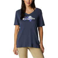 Columbia camiseta manga corta mujer Bluebird Day Relaxed V Neck 04