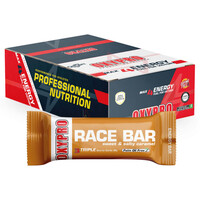 Oxypro barritas energéticas RACE ENERGY BAR SWEET & SALTY CARAME 24U vista frontal