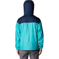 Columbia CHAQUETA TRAIL RUNNING HOMBRE Flash Challenger Anorak vista trasera