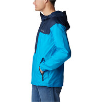 Columbia CHAQUETA TRAIL RUNNING HOMBRE Flash Challenger Anorak vista detalle